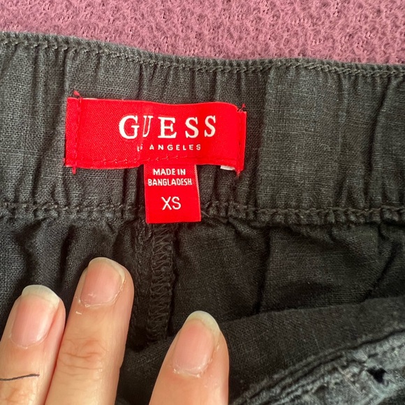 Guess Linen Capri pants tag says xs definitely a medium - Picture 4 of 5